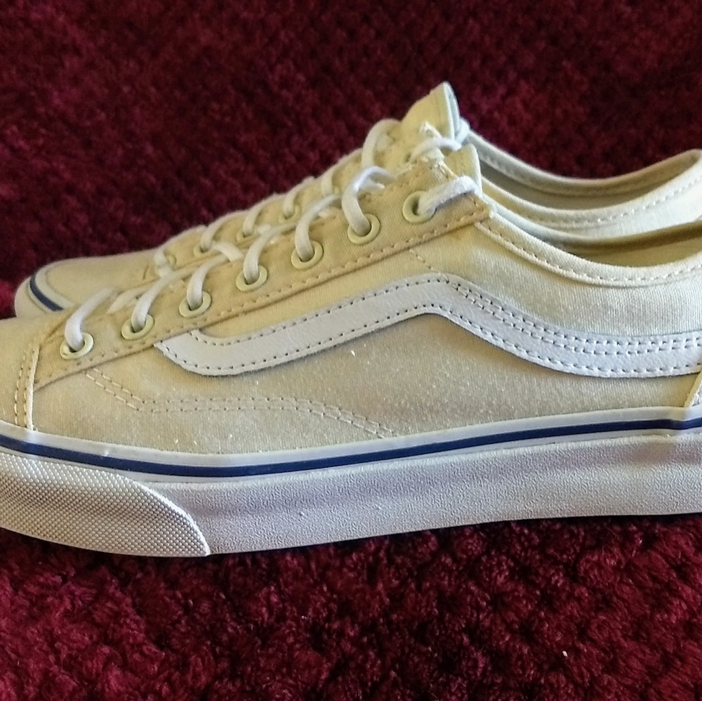 Vans Ivory Sneakers Size W-9 or M-7.5